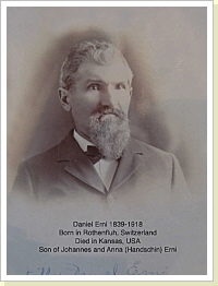 Daniel Erny geb. 1839 in Rothenfluh Daniel Erny geb. 1839 in Rothenfluh