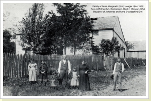 Familie von Jakob und Anna Margaretha (Erny) Heeger Familie von Jakob und Anna Margaretha (Erny) Heeger