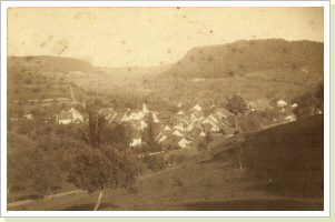 Dorfansicht um 1880 Dorfansicht um 1880